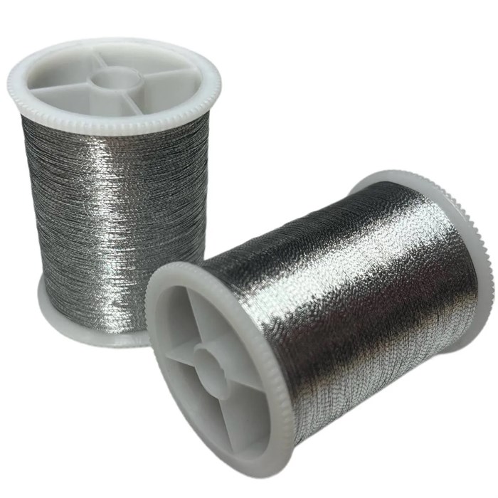 Нить люрекс металлизированная 60м цв.Серебро (кратно.20 шт) 6444/0005