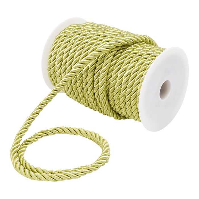 Шнур отделочный витой шир.5,0мм цв.Золото рул.20 м 6971/0017