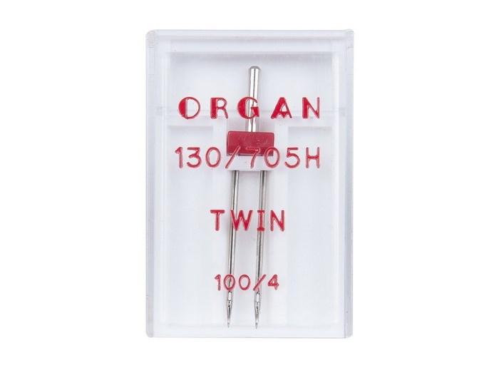 Игла двойная ORGAN №100/4.0 "Универсальные" в пачке 1 игл для БШМ 6034/0047
