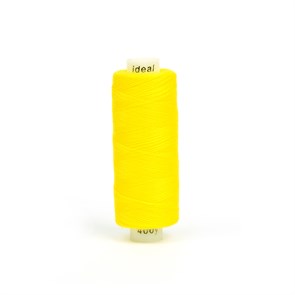 Нитки бытовые 40/2 полиэстер 100% 366м  цв.123 желтый