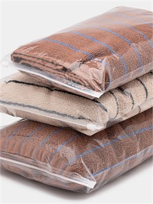 Пакет с бегунком 60мкм 25х30см цв.Прозрачный (мешок.2 000 шт) 7501/0019-2000