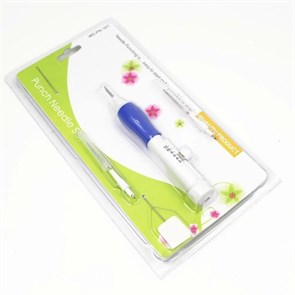 Набор для ковровой техники PN-001 иглы 1,3/1,6/2,2мм, 2 нитевдевателя, блистер 6090/0016