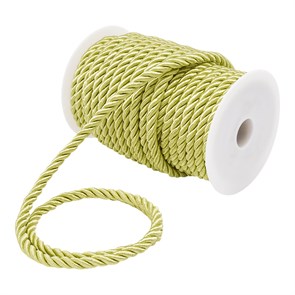 Шнур отделочный витой шир.5,0мм цв.Золото рул.20 м 6971/0017