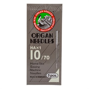 Набор игл ORGAN №70 "Универсальные" в пачке 5 игл для БШМ 6034/0062