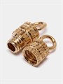 Замок винтовой для бус 14х4мм цв.Тёмное золото 6154/0014 Замок винтовой для бус 14х4мм цв.Тёмное золото 6154/0014