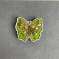 Термоаппликация №S1527 Бабочка с пайетками 4,5х3,5см 6286/0257