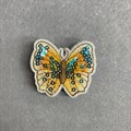 Термоаппликация №S1527 Бабочка с пайетками 4,5х3,5см 6286/0257