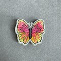Термоаппликация №S1527 Бабочка с пайетками 4,5х3,5см 6286/0257