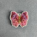 Термоаппликация №S1527 Бабочка с пайетками 4,5х3,5см 6286/0257
