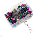 Булавки намёточные 38х0,6мм в коробочке 100шт цв.Ассорти 6045/0059