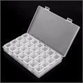 Контейнер для мелочей 28 съёмных коробочек цв.Прозрачный 6128/0048