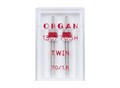 Иглы двойные ORGAN №70/1.6 "Универсальные" в пачке 2 иглы для БШМ 6034/0049